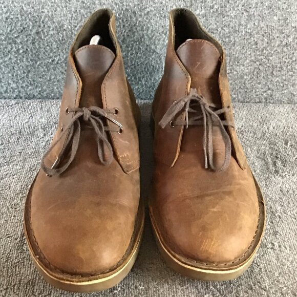 Clarks Beeswax Mens Desert Boots Sz 10M Brown EUC - Picture 6 of 8